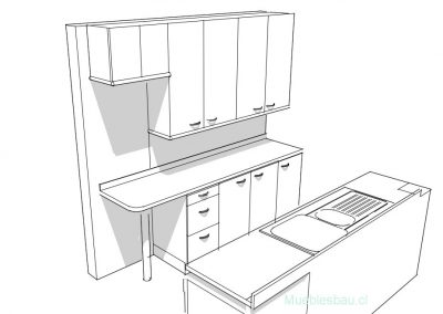 Bosquejo cocina oficina