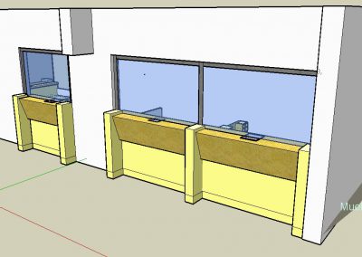 Render cajas banco