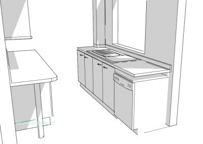 Bosquejo cocina